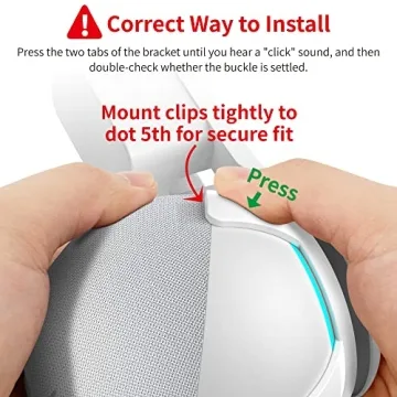 PlusAcc Wall Mount for Echo Dot 5th Gen - Elegant Holder