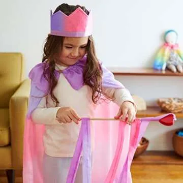 Sarah's Silks Blossom 100% Silk Crown for Imaginative Play