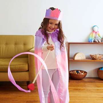 Sarah's Silks Blossom 100% Silk Crown for Imaginative Play