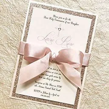 VATIN Double Face Pink Sand Satin Ribbon 1/2" Continuous 50 Yards,Pink Sand Polyester Fabric Ribbon use for Bows Bouquet, Gift Wrapping, Floral Arrangement Wedding Decoration