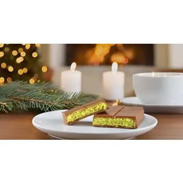 UniqBite Dubai Chocolate Bar Pistachio I Viral Knafeh Chocolate Bar with Pistachio Cream and Kataifi, 3.17 oz (90gr)