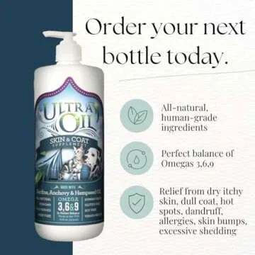 Ultra Oil for Dog & Cat Health - Skin & Coat Supplement