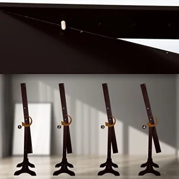 Uten Lockable Jewelry Armoire with Full-Length Mirror