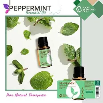 Rocky Mountain Oils Peppermint Essential Oil - Natural Aromatherapy Essential Oils for Diffusers, Topical, and Home - 15ml