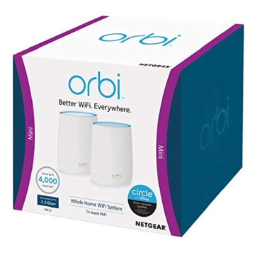 NETGEAR Orbi RBK20W Whole Home Mesh WiFi System