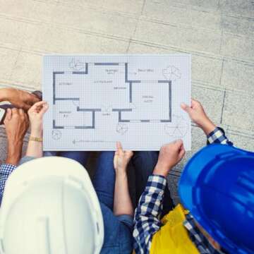 Bright Creations 2 Pack Engineering Graph Paper Pads: 11x17 Quadrille Grid Paper for Drafting and De...