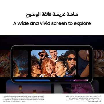 Samsung Galaxy A14 (SM-A145P/DS) Dual SIM,64GB + 4GB, Factory Unlocked GSM, International Version - (Black)