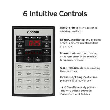 COSORI 8-in-1 Multifunctional Programmable Pressure Cooker, 8 Quart