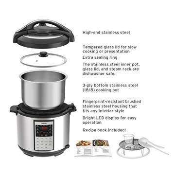 COSORI 8-in-1 Multifunctional Programmable Pressure Cooker, 8 Quart
