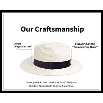 Stylish Pineapple & Star Sun Fedora Hat for Everyone