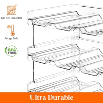 Lifewit Stackable Water Bottle Organizer for Kitchen