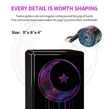 AMEBAY Yoga Blocks 2 Pack with Strap for All Levels