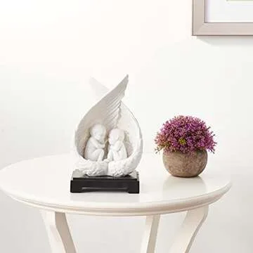Design Toscano Precious Slumber Baby Angel Statues, White