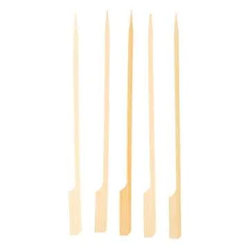 Juvale 200 Bamboo Kabob Skewers - 7 Inch Grill Sticks