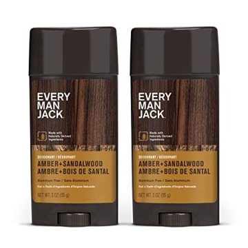 Every Man Jack Amber Sandalwood Deodorant for Men