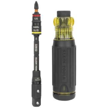 Klein Tools 32516HD KNECT 16-in-1 Impact-Rated Screwdriver/Nut Driver with Magnetic Bits