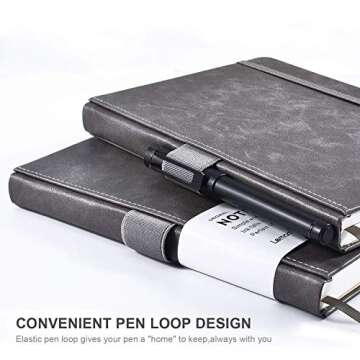 Thick Classic Notebook with Pen Loop for Writing