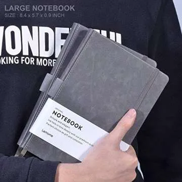 Thick Classic Notebook with Pen Loop for Writing