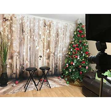 8x8ft Vinyl Photography Background Large Backdrop for Prom Pictures Wood Wall Sence Photo Studio Props FT-2661