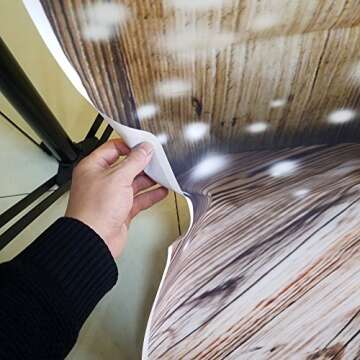 8x8ft Vinyl Photography Background Large Backdrop for Prom Pictures Wood Wall Sence Photo Studio Props FT-2661