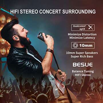 Sabbat True Wireless Earbuds - 30H Noise Cancelling Headphones