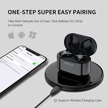 Sabbat True Wireless Earbuds - 30H Noise Cancelling Headphones
