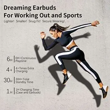 Sabbat True Wireless Earbuds - 30H Noise Cancelling Headphones