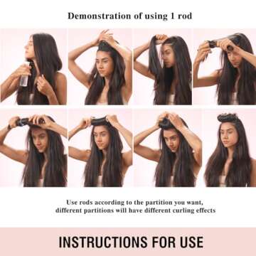 BLINKEEN Heatless Hair Curler for Effortless Curls