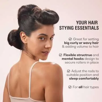 BLINKEEN Heatless Hair Curler for Effortless Curls