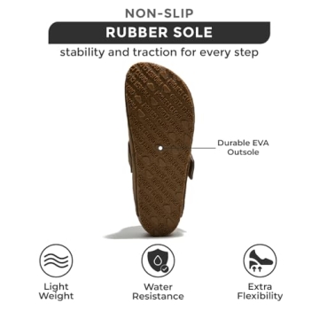 Project Cloud Clogs for Women - Memory Foam Women's Mules & Clogs, Wedges Heels for Women - Platform Clogs for Women Footwear, Womens Clogs - Mules for Women 2024 (Rhona, Taupe, 7)