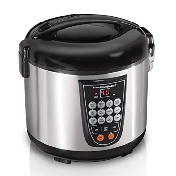Hamilton Beach Digital Rice & Slow Cooker - 20 Cups, 14 Settings
