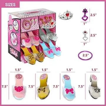 fash n kolor Princess Dress Up Pretend Play Accessories Set