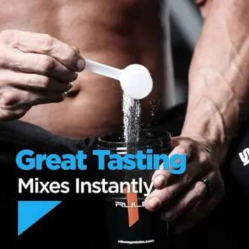 Rule 1 R1 Whey Blend, Strawberries & Creme - 4.95 lbs Powder - 24g Whey Concentrates, Isolates & Hydrolysates with Naturally Occurring EAAs & BCAAs - 68 Servings