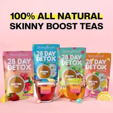 Skinny Boost Detox Tea Kit for Natural Cleansing