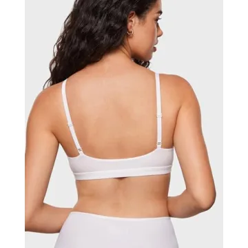 INLYRIC Women's Soft Plunge Bralette for Ultimate Comfort