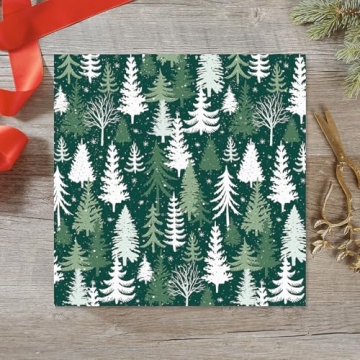 Premium Holiday Forest Christmas Wrapping Paper Roll