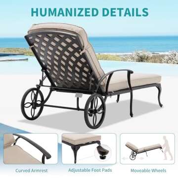 Quality Chaise Lounge Chairs for Poolside Relaxation