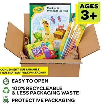 Crayola Kids Paint Set - Washable and Safe for Kids 3-7