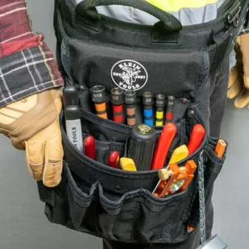 Klein Tools Hollow Shaft Nut Driver Set with Handle 6 SAE Sizes