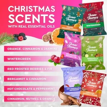 Cleverfy Aromatherapy Shower Steamers Holiday Gift Set