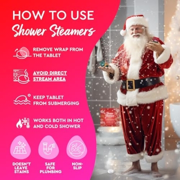 Cleverfy Aromatherapy Shower Steamers Holiday Gift Set