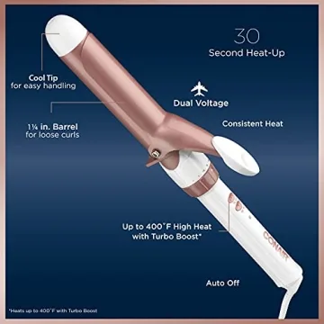 Conair 1 1/4-Inch Curling Iron for Loose Waves and Curls