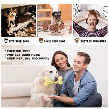 Puppy Toys 20 Pack, Puppy Chew Toys for Teething, Pet Dog Toothbrush Chew Toys for Puppy, Indestructible Pet Interactive Tug of War Squeaky Rope Toys for Puppies Small Medium Breed Chewers