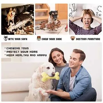 Puppy Toys 20 Pack, Puppy Chew Toys for Teething, Pet Dog Toothbrush Chew Toys for Puppy, Indestructible Pet Interactive Tug of War Squeaky Rope Toys for Puppies Small Medium Breed Chewers