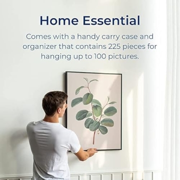 Pickily 225 Piece Picture Hanging Kit for Home Decor