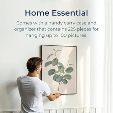 Pickily 225 Piece Picture Hanging Kit for Home Decor