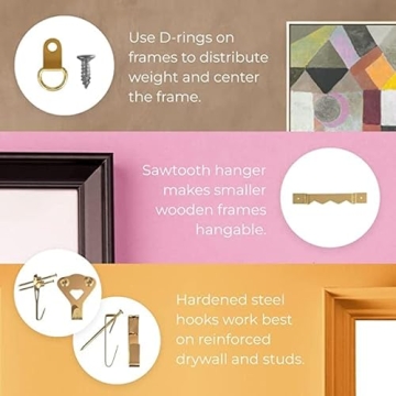 Pickily 225 Piece Picture Hanging Kit for Home Decor