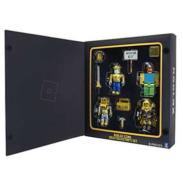 Roblox Action Collection - 15th Anniversary Roblox Icons Gold Collector's Set [Includes Exclusive Vi...