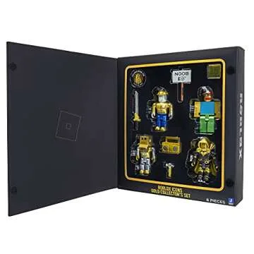 Roblox Action Collection - 15th Anniversary Roblox Icons Gold Collector's Set [Includes Exclusive Vi...
