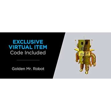 Roblox Action Collection - 15th Anniversary Roblox Icons Gold Collector's Set [Includes Exclusive Virtual Item]
